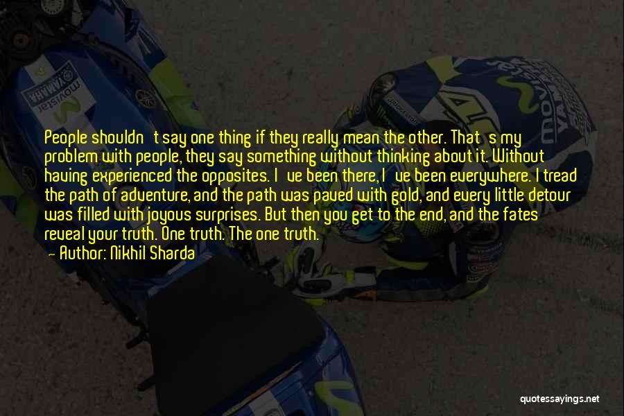 Detour Quotes By Nikhil Sharda