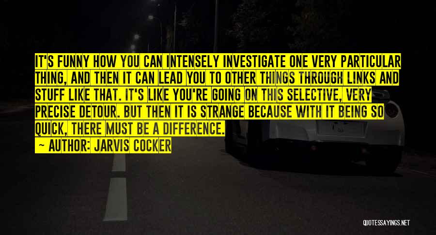 Detours Quotes By Jarvis Cocker