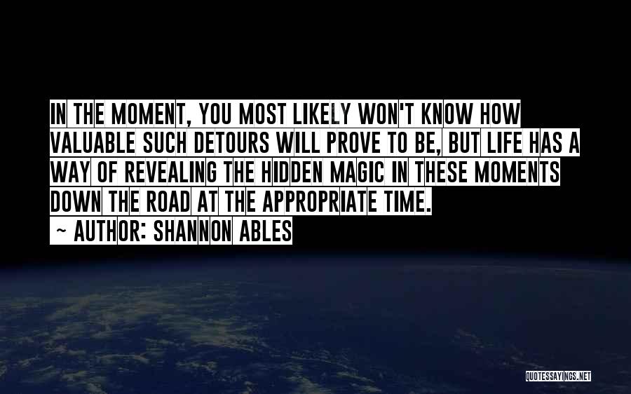 Detours Quotes By Shannon Ables