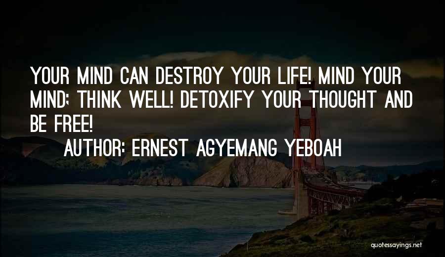 Detoxify Quotes By Ernest Agyemang Yeboah