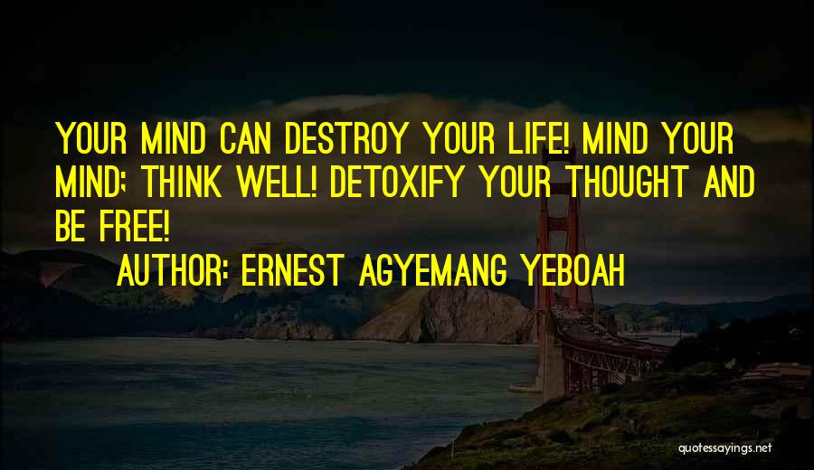 Detoxify Your Life Quotes By Ernest Agyemang Yeboah