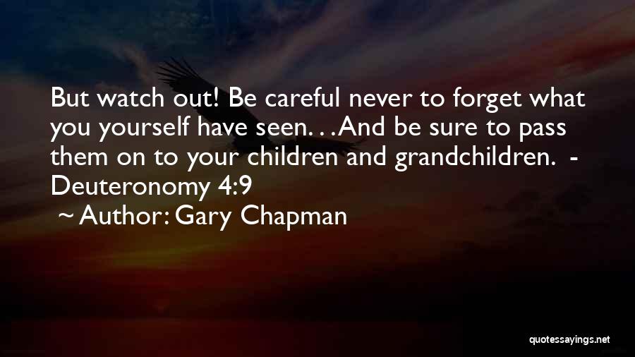 Deuteronomy Quotes By Gary Chapman