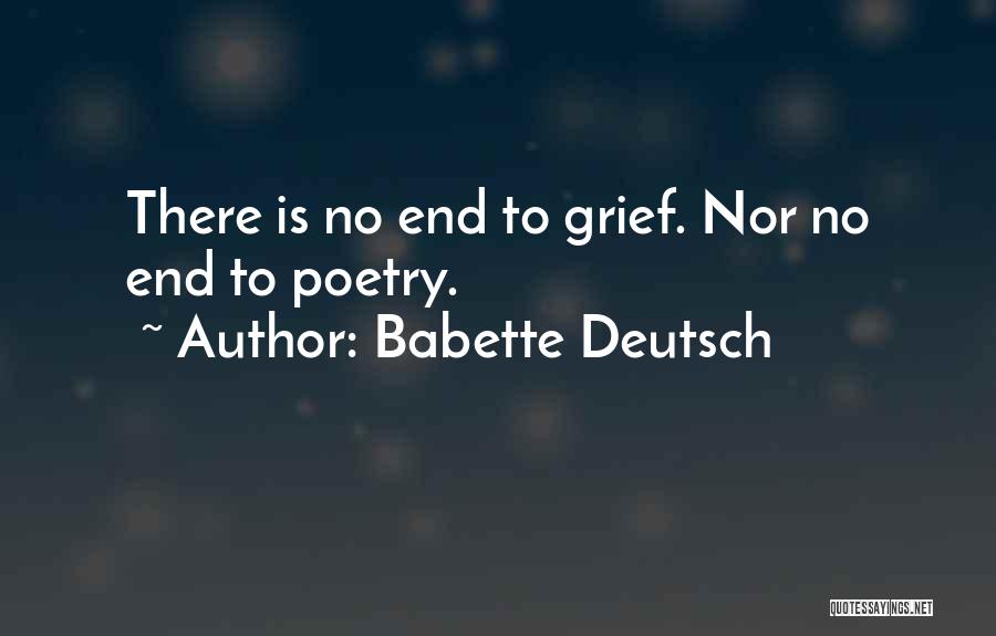 Deutsch Quotes By Babette Deutsch