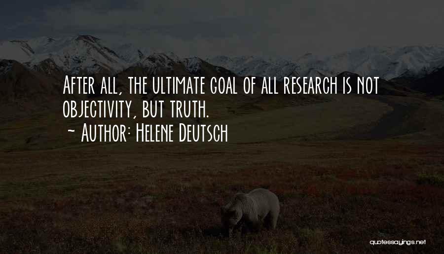 Deutsch Quotes By Helene Deutsch