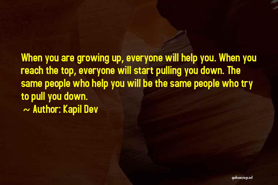 Dev Quotes By Kapil Dev