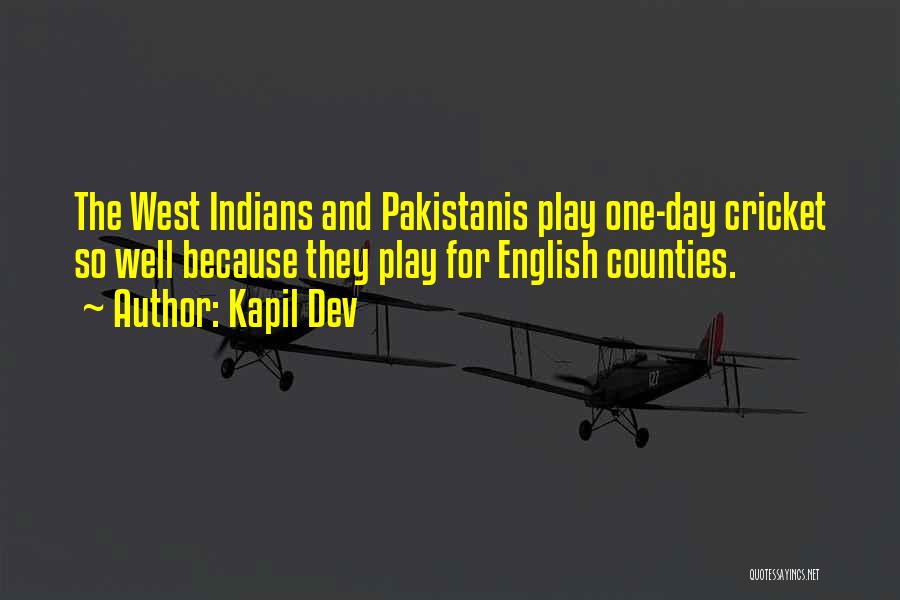 Dev Quotes By Kapil Dev