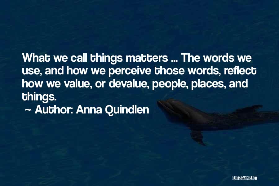 Devalue Quotes By Anna Quindlen