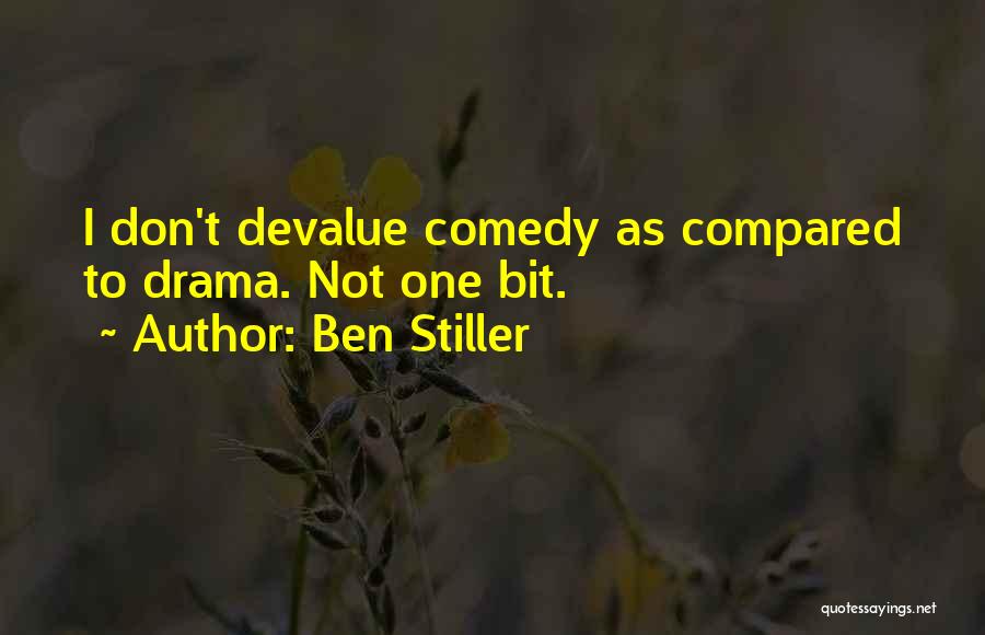 Devalue Quotes By Ben Stiller