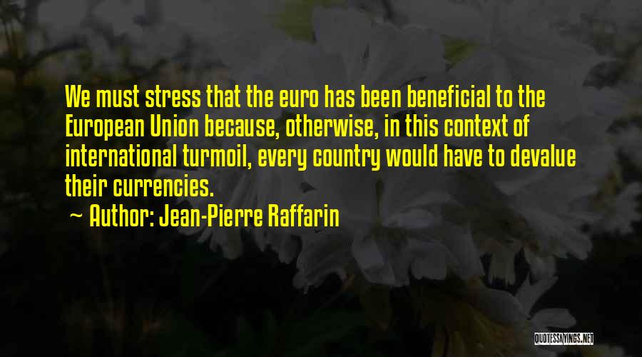 Devalue Quotes By Jean-Pierre Raffarin