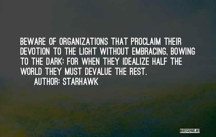 Devalue Quotes By Starhawk