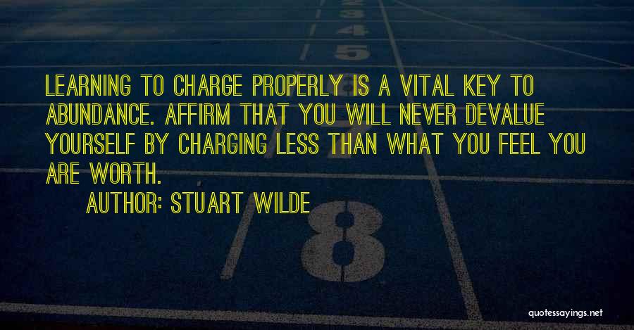 Devalue Yourself Quotes By Stuart Wilde