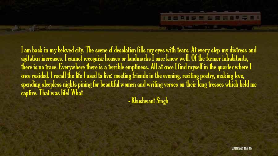 Devastation In Love Quotes By Khushwant Singh Devastation In Love Quotes By Khushwant Singh