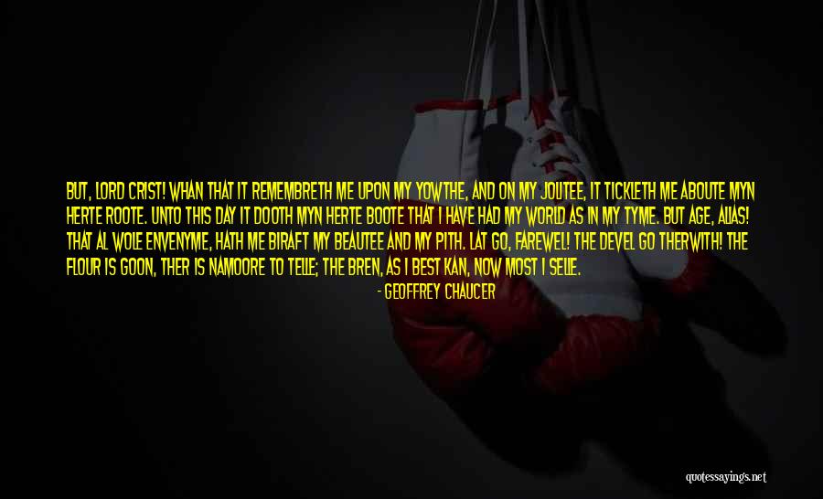 Devel Quotes By Geoffrey Chaucer Devel Quotes By Geoffrey Chaucer