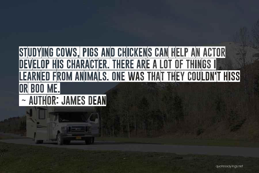 Develop Character Quotes By James Dean