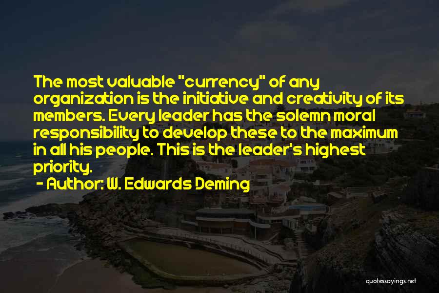 Develop Leadership Quotes By W. Edwards Deming