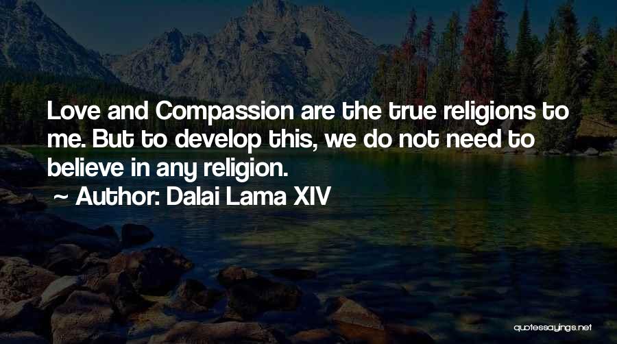 Develop Love Quotes By Dalai Lama XIV