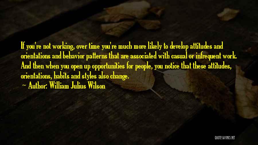 Develop Over Time Quotes By William Julius Wilson