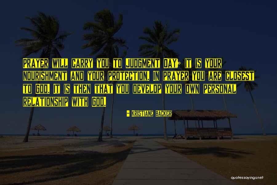 Develop Relationship Quotes By Kristiane Backer Develop Relationship Quotes By Kristiane Backer