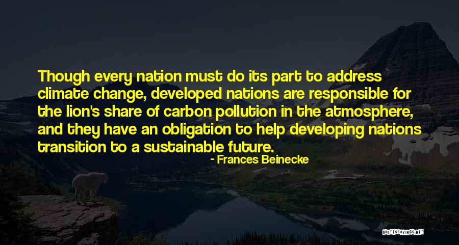 Developed Nation Quotes By Frances Beinecke Developed Nation Quotes By Frances Beinecke
