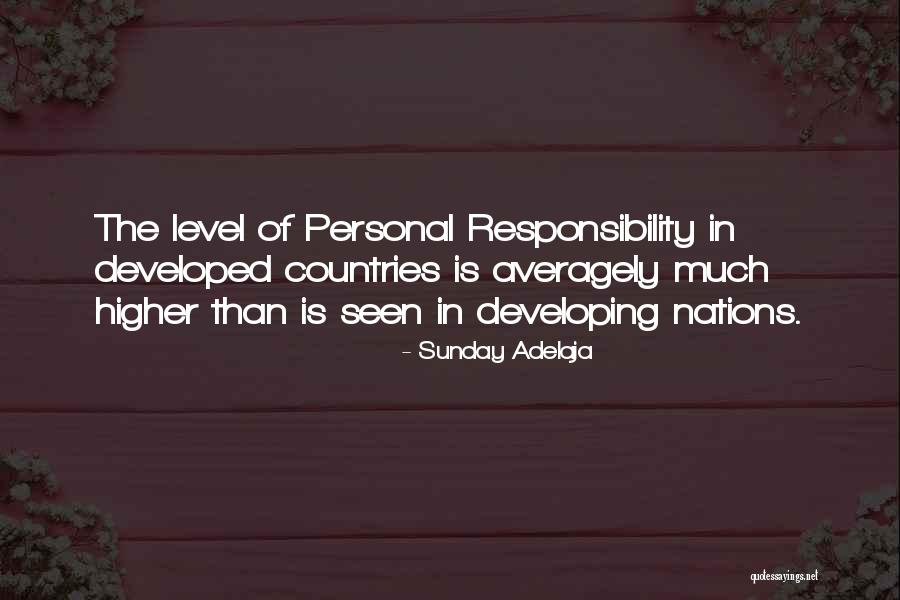 Developed Nation Quotes By Sunday Adelaja Developed Nation Quotes By Sunday Adelaja