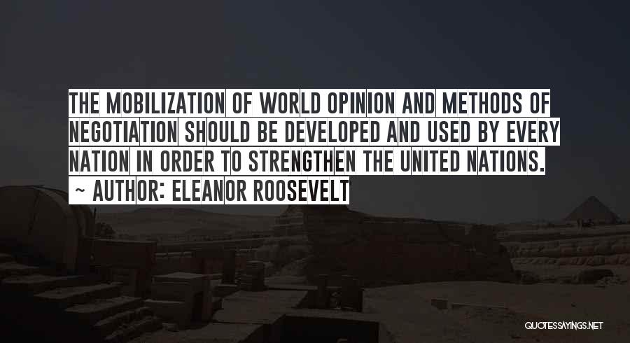 Developed Nations Quotes By Eleanor Roosevelt