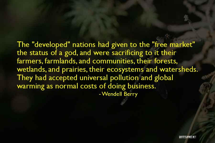 Developed Nations Quotes By Wendell Berry