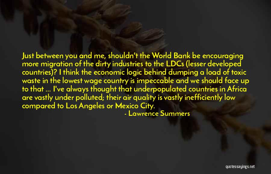 Developed Quotes By Lawrence Summers