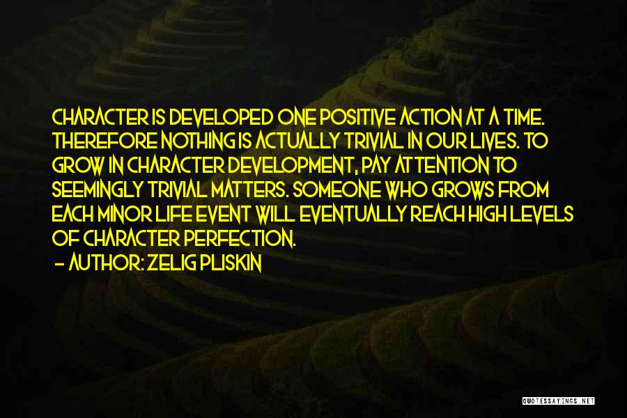 Developed Quotes By Zelig Pliskin