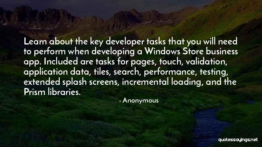 Developer Quotes By Anonymous Developer Quotes By Anonymous