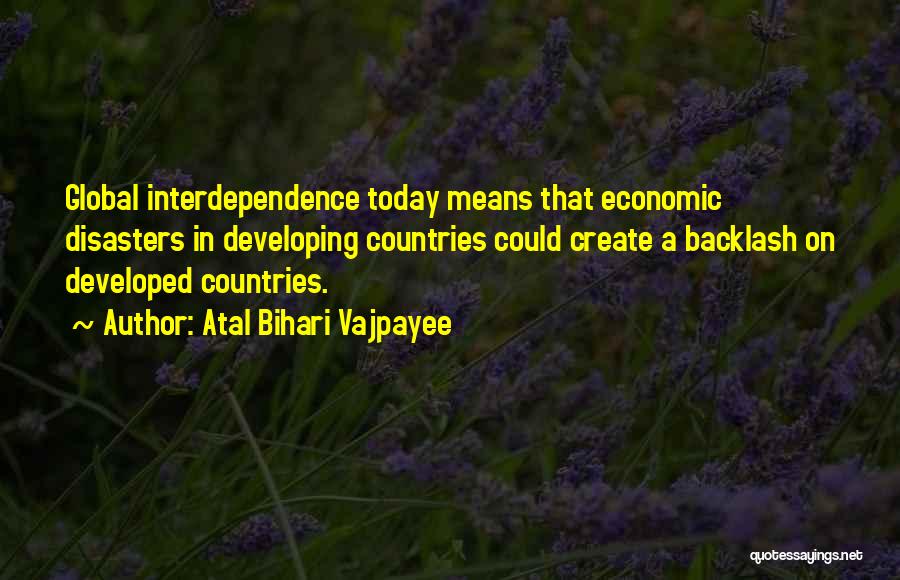 Developing Countries Quotes By Atal Bihari Vajpayee