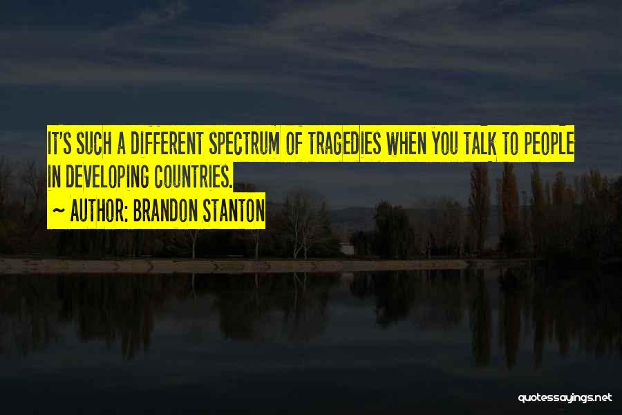 Developing Countries Quotes By Brandon Stanton