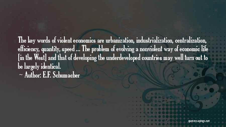 Developing Countries Quotes By E.F. Schumacher