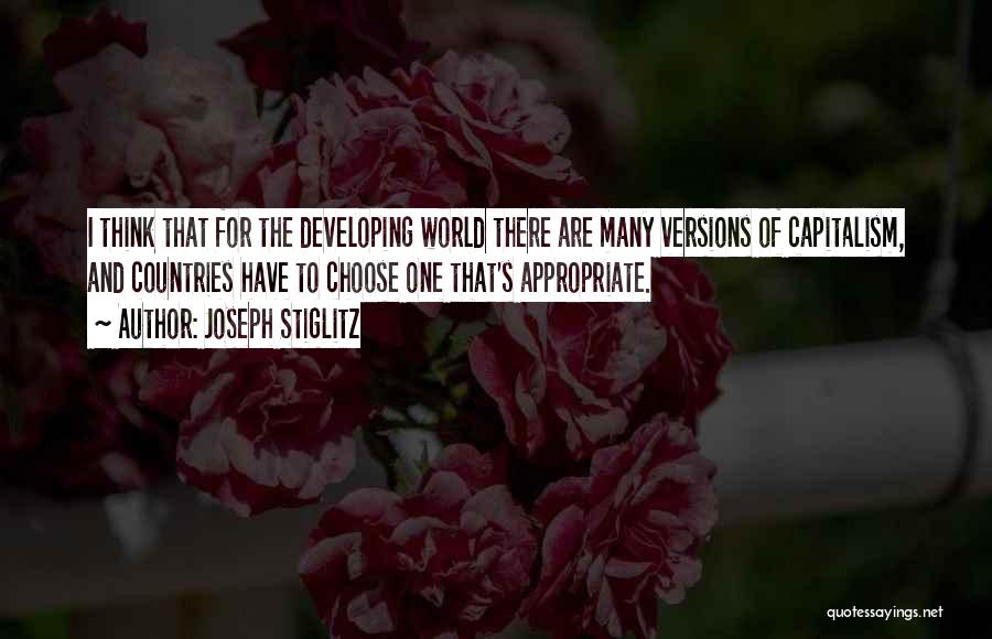 Developing Countries Quotes By Joseph Stiglitz