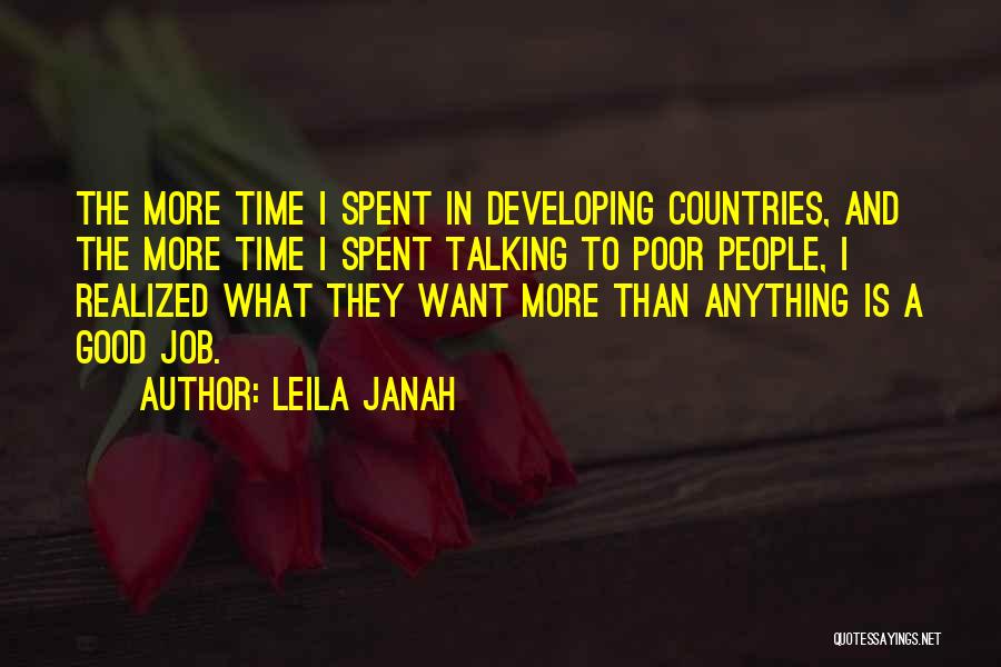 Developing Countries Quotes By Leila Janah