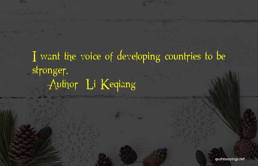 Developing Countries Quotes By Li Keqiang