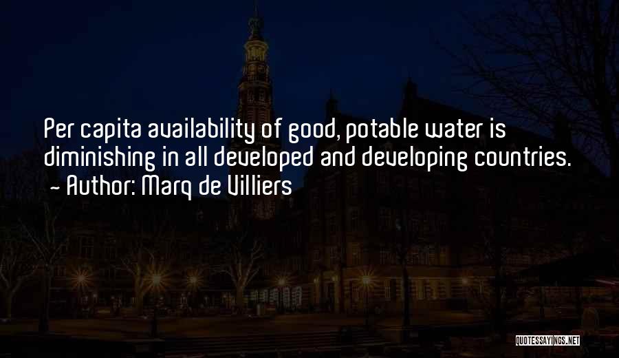 Developing Countries Quotes By Marq De Villiers