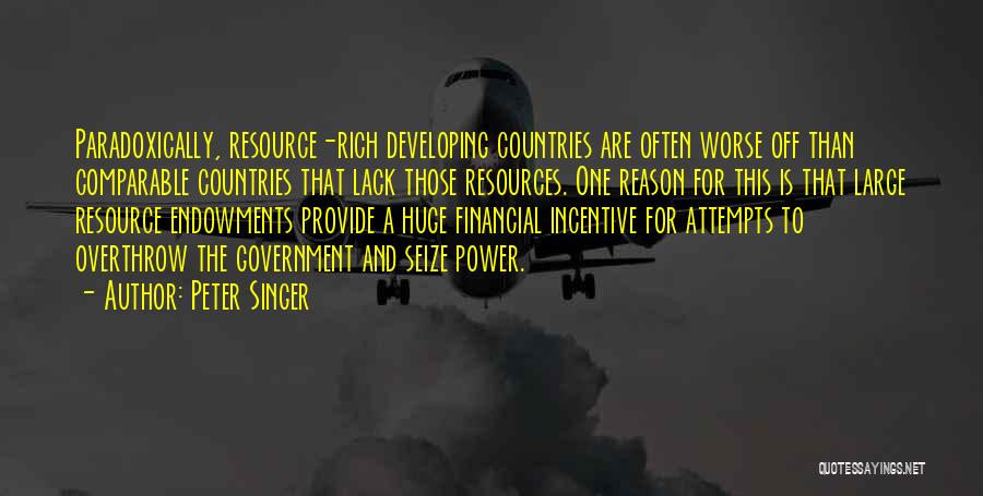 Developing Countries Quotes By Peter Singer