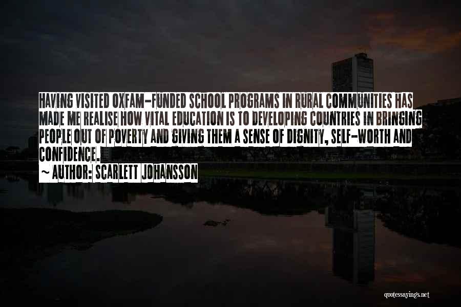 Developing Countries Quotes By Scarlett Johansson