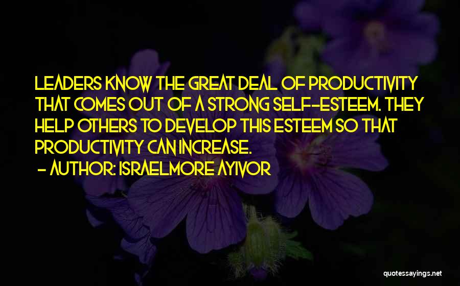 Developing Leadership Skills Quotes By Israelmore Ayivor