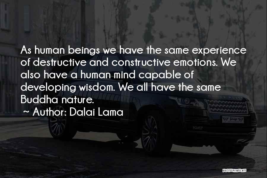 Developing Mind Quotes By Dalai Lama