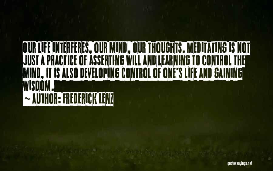 Developing Mind Quotes By Frederick Lenz