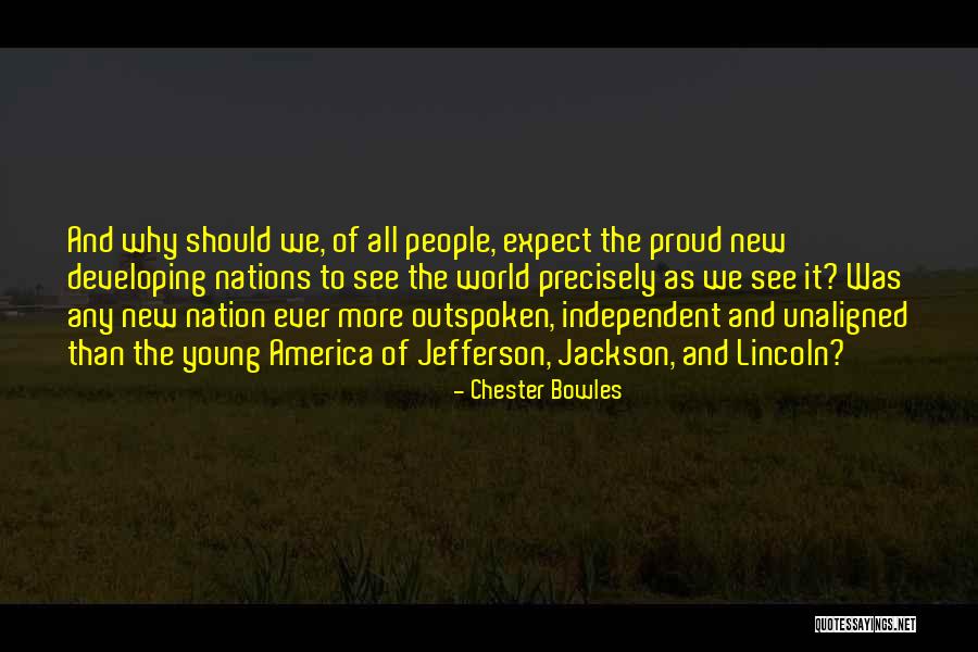 Developing Nations Quotes By Chester Bowles