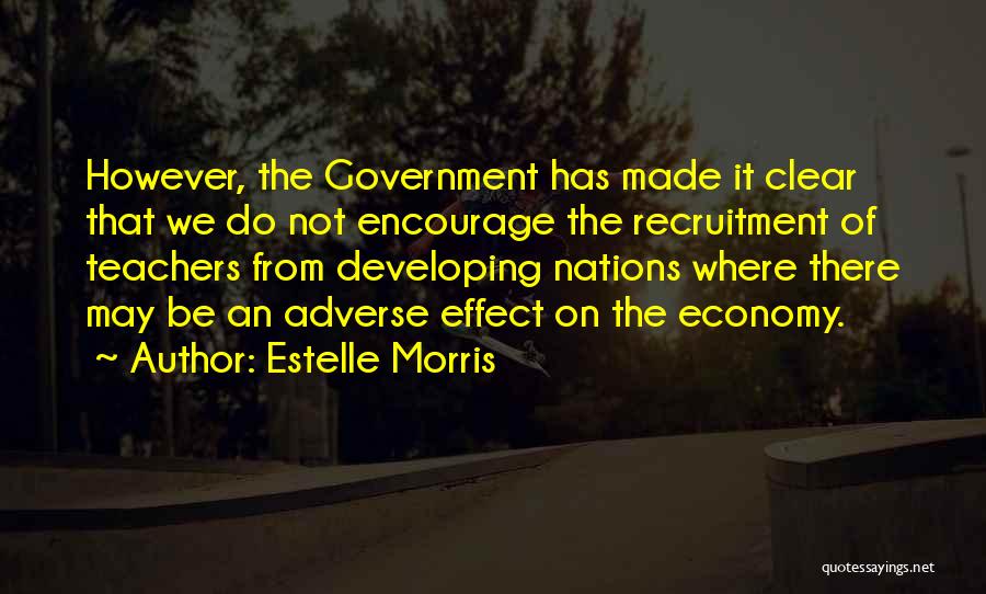 Developing Nations Quotes By Estelle Morris