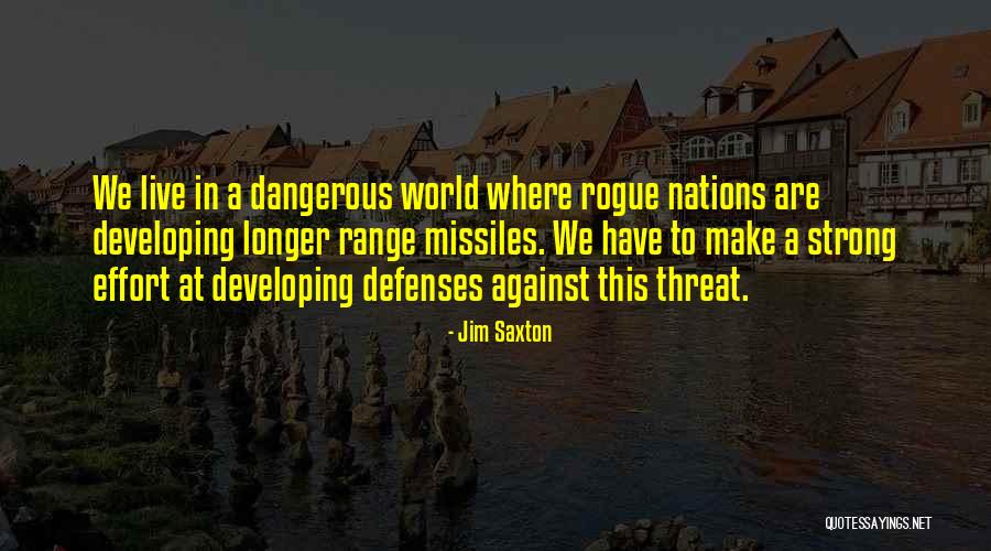 Developing Nations Quotes By Jim Saxton