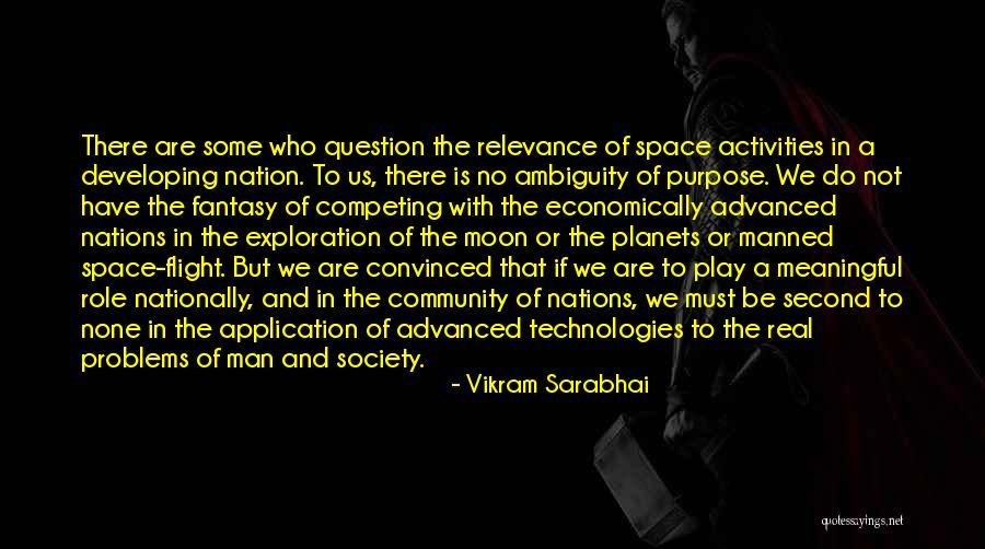 Developing Nations Quotes By Vikram Sarabhai