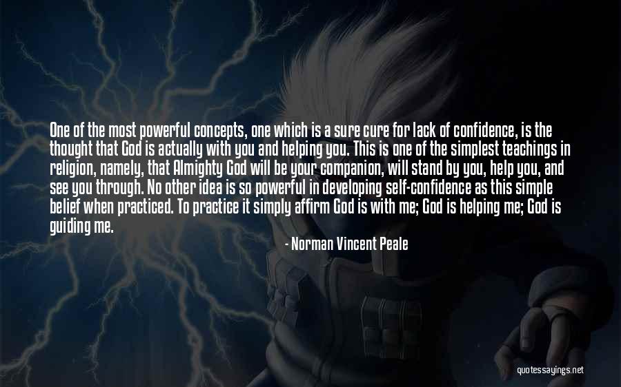 Developing Self Confidence Quotes By Norman Vincent Peale