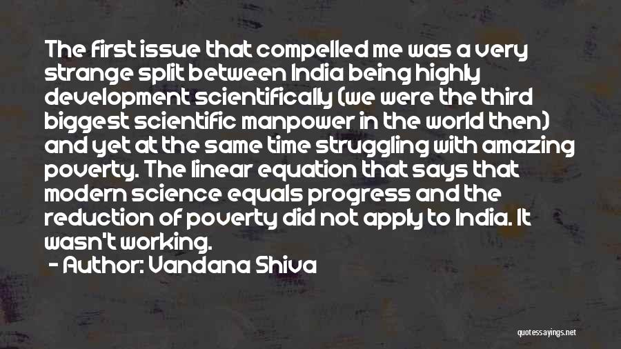 Development And Progress Quotes By Vandana Shiva