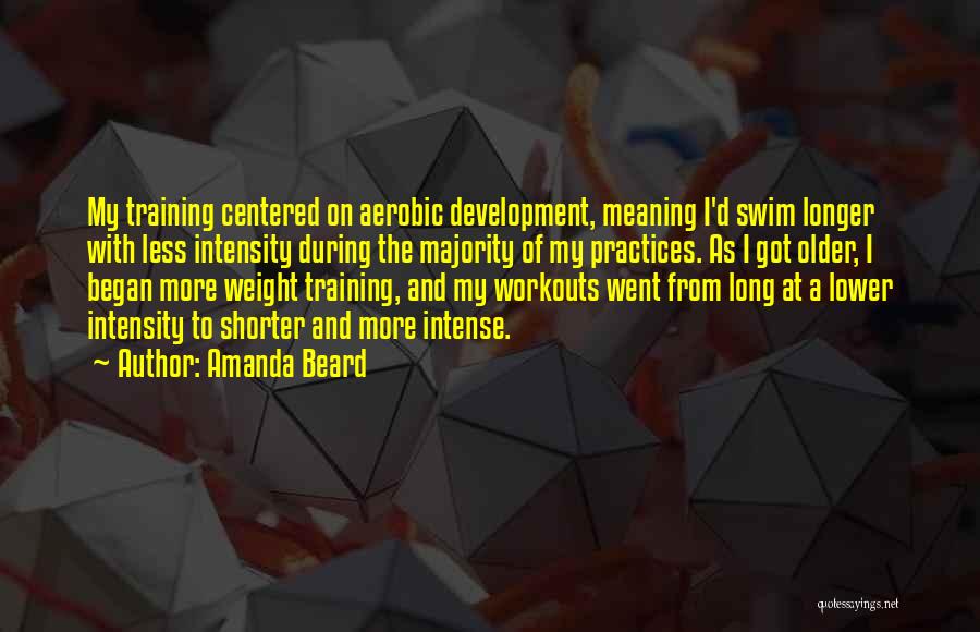 Development And Training Quotes By Amanda Beard