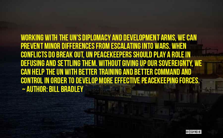 Development And Training Quotes By Bill Bradley
