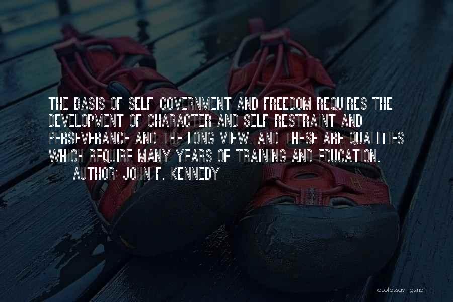 Development And Training Quotes By John F. Kennedy